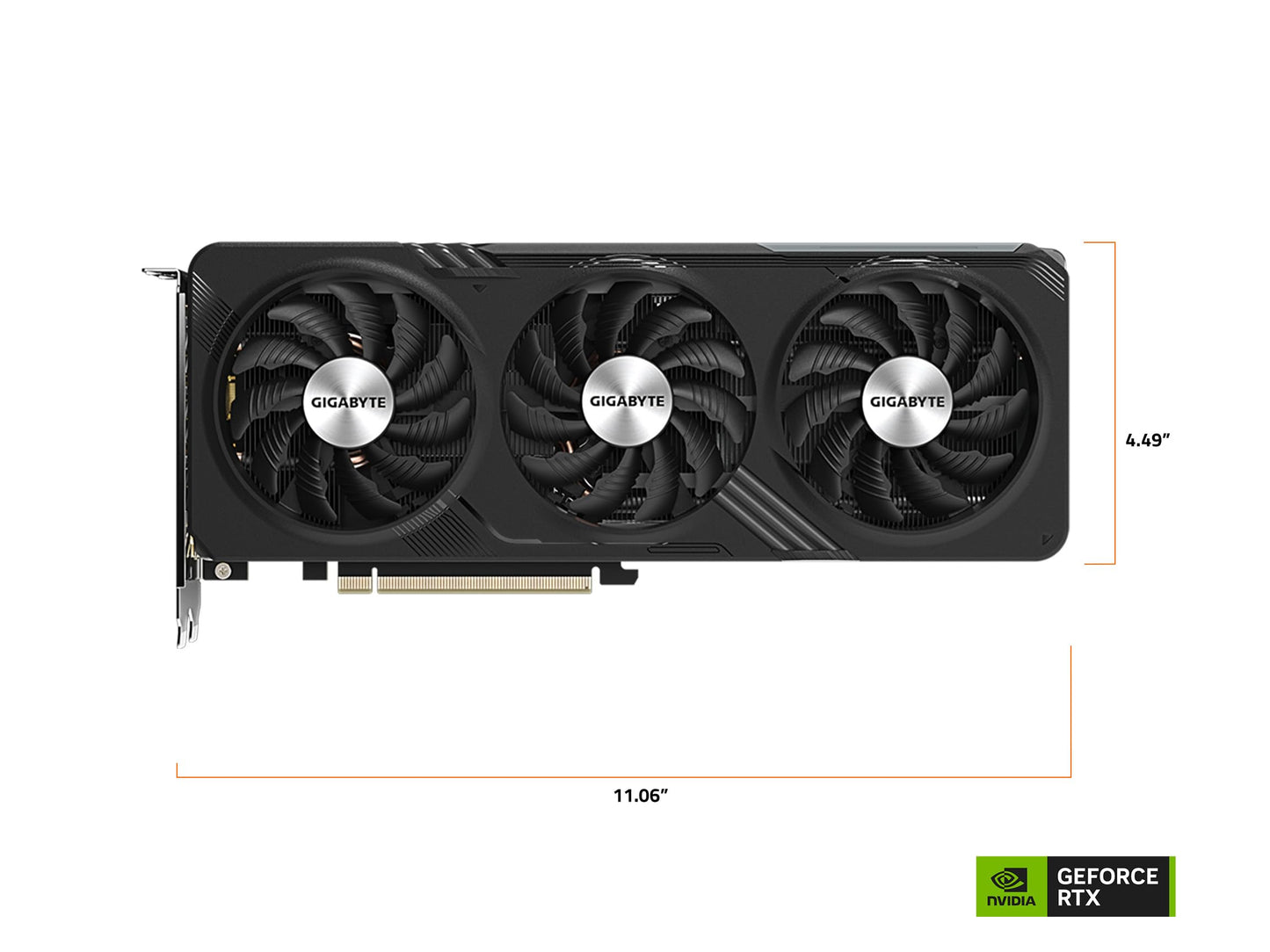GIGABYTE Tarjeta de Video Gaming GeForce RTX4060 OC 8GB Triple Fan RGB Fusion GDDR6 PCIe 4.0 2xHDMI 2xDP