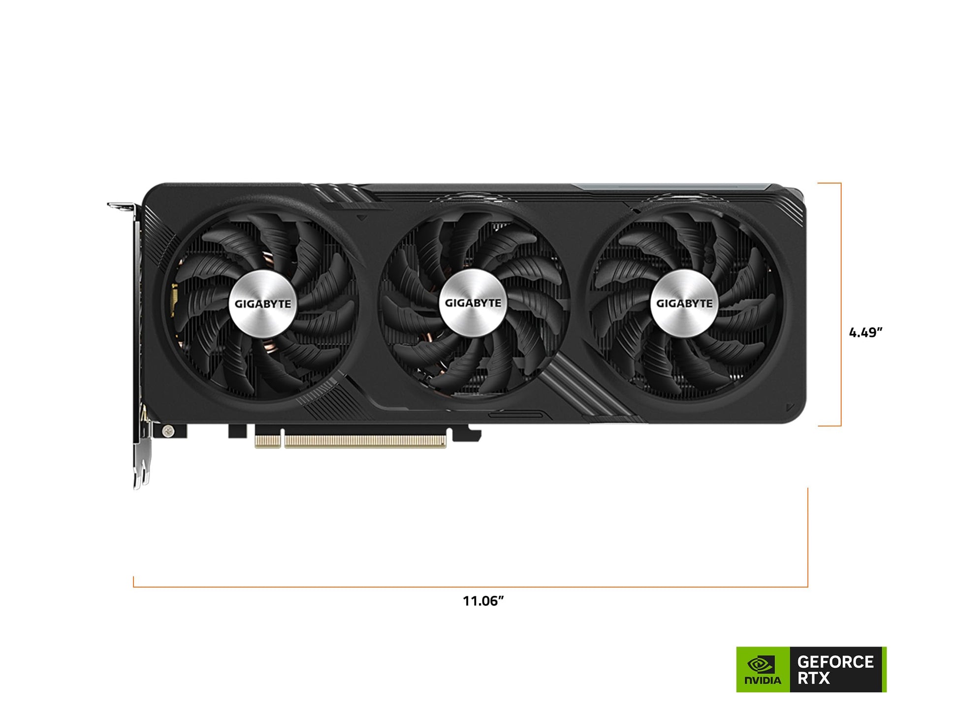 GIGABYTE Tarjeta de Video Gaming GeForce RTX4060 OC 8GB Triple Fan RGB Fusion GDDR6 PCIe 4.0 2xHDMI 2xDP