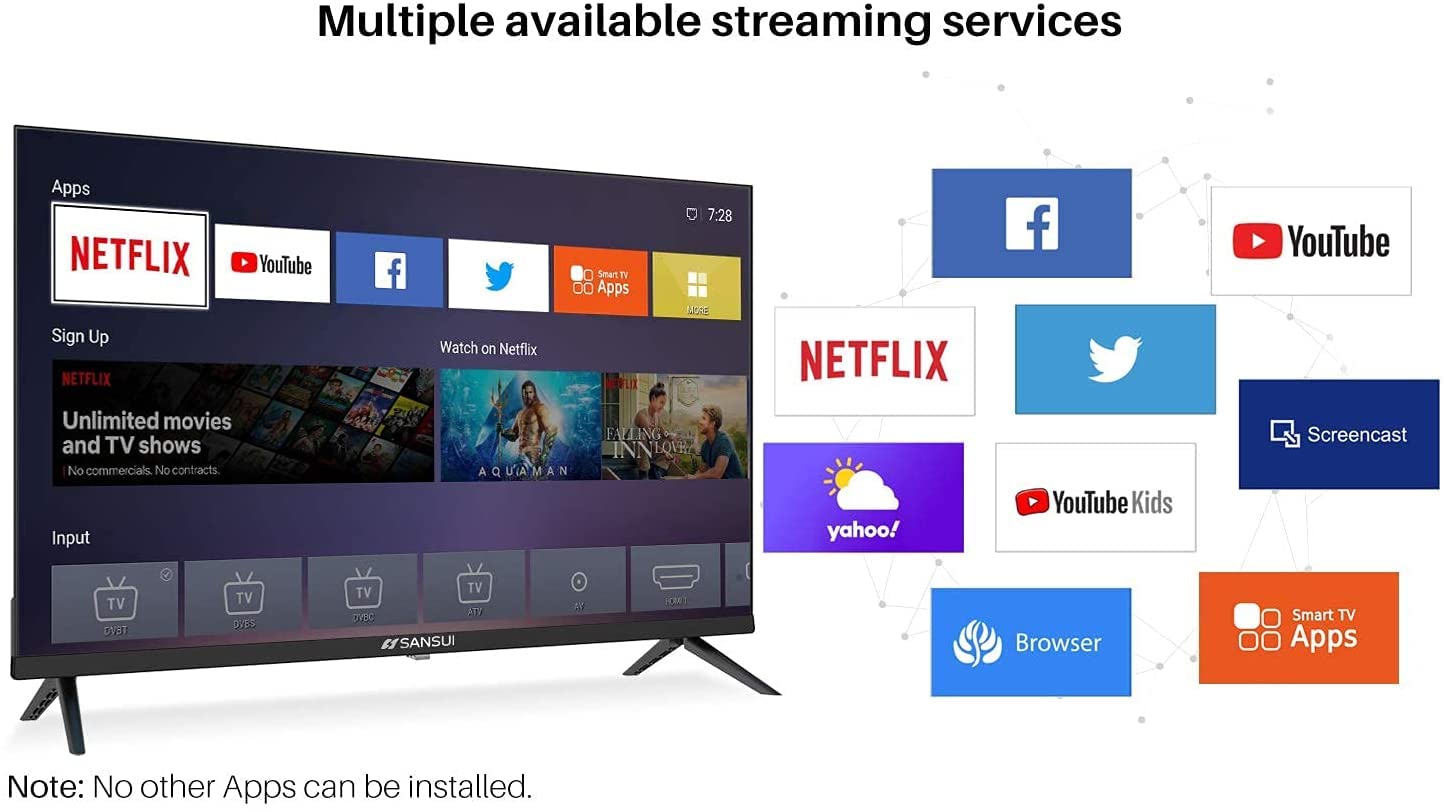 Smart TV SANSUI SMX32T1HN 32 Pulgadas Linux 2022