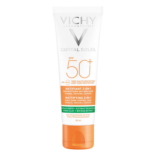 Protector Solar Vichy Anti-brillo Matificante 3en1 FPS 50+