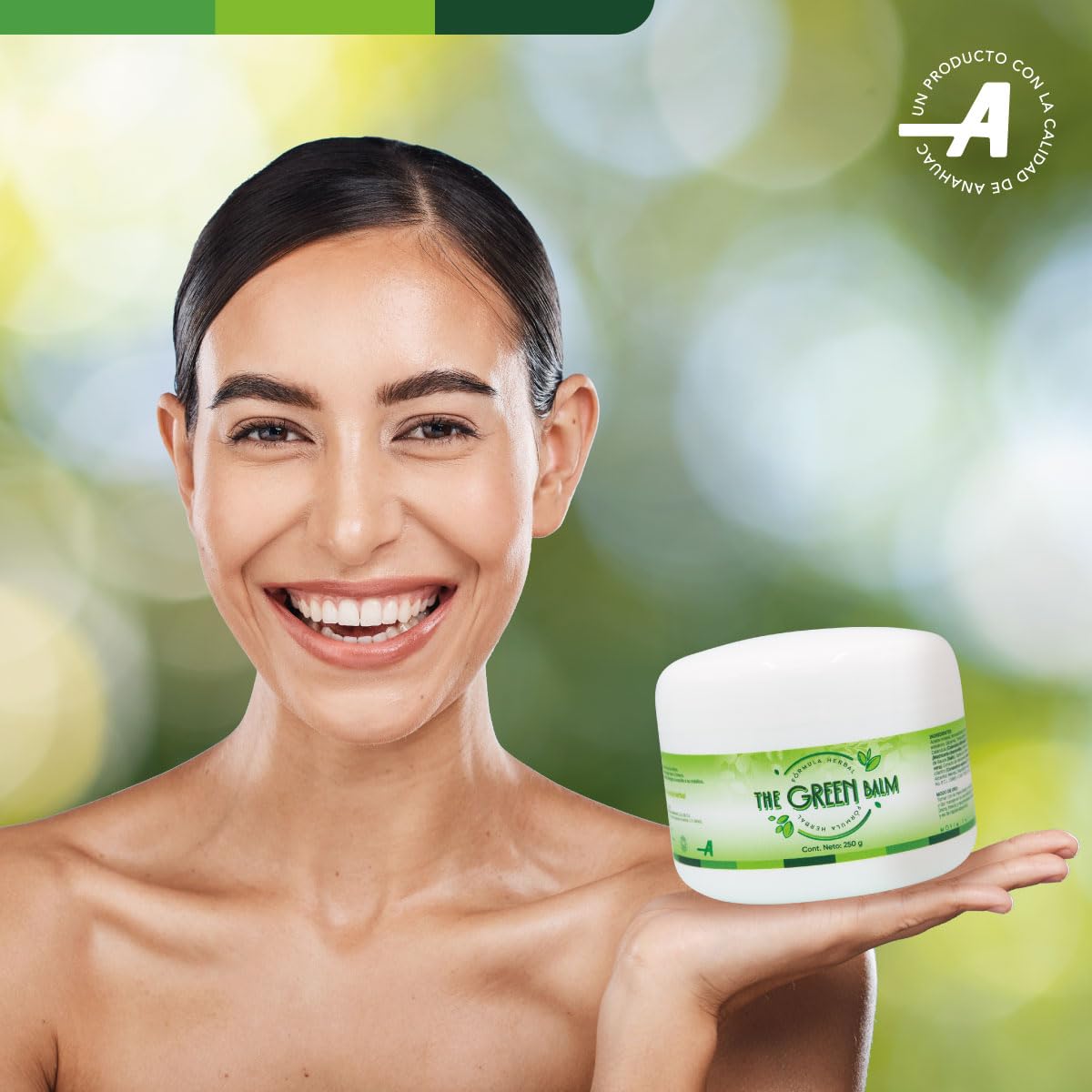 ANAHUAC The Green Balm, Fórmula Herbal Corporal, 250 g
