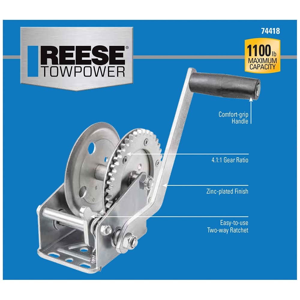 Reese Towpower 74418 Cabrestante Blanco