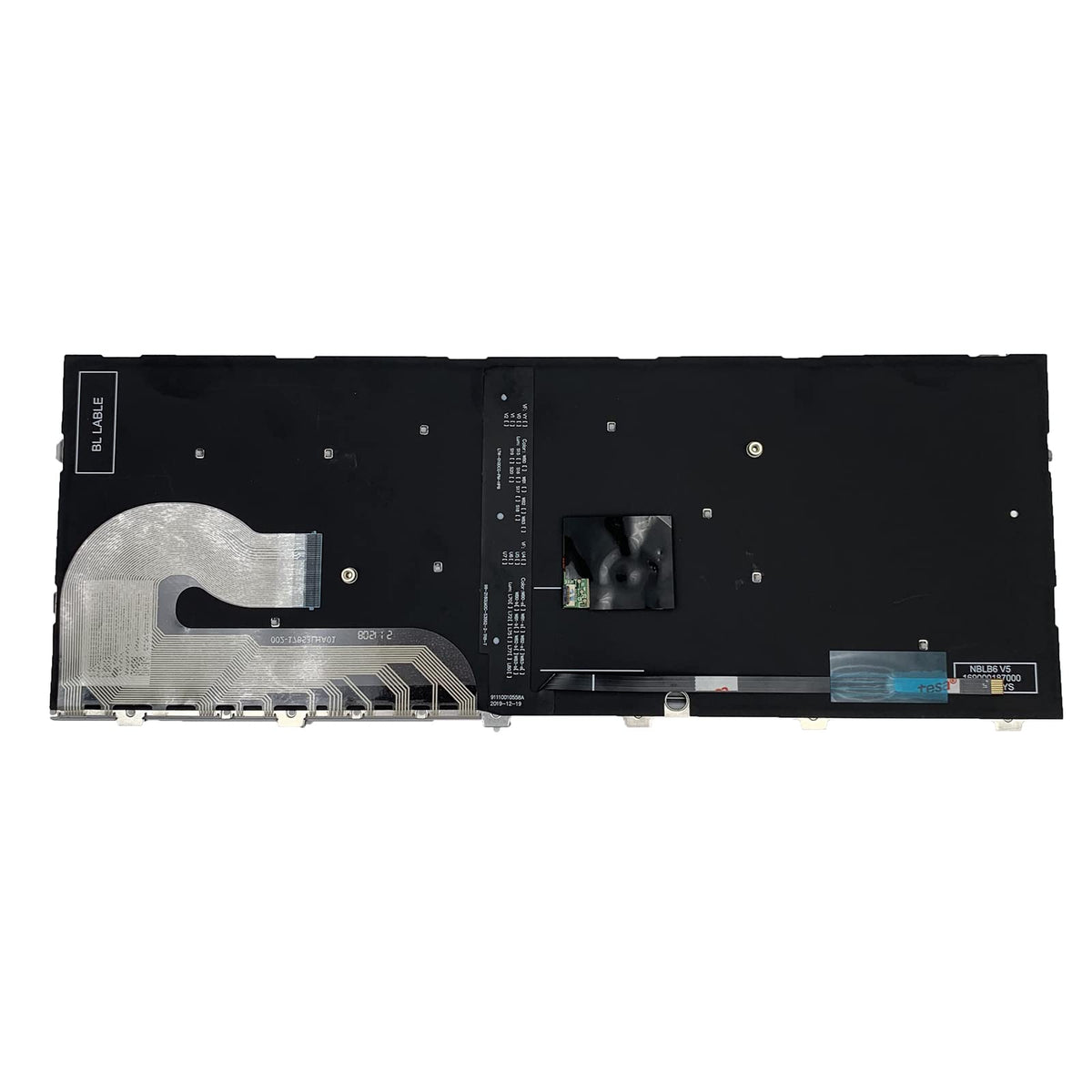 Teclado Repuesto Tiugochr Negro Retroiluminación para Portátil HP Elitebook 840 G5 G6 745 G5