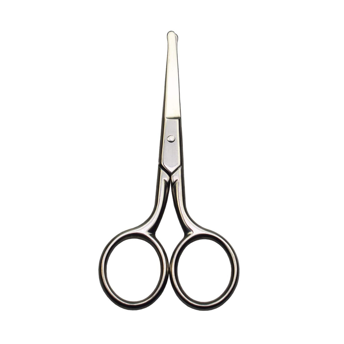 Professional Safety Grooming Scissors for Personal Care Facial Hair Removal and Ear Nose Eyebrow Trimming Stainless Steel Fine Straight Tip Scissors Men