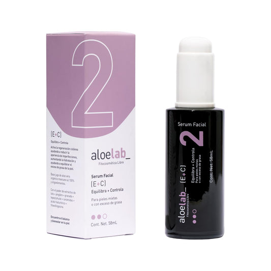 Serum Facial Equilibrante Aloevida para Piel Mixta o Grasa | Controla y Equilibra el Exceso de Grasa | 58 ml