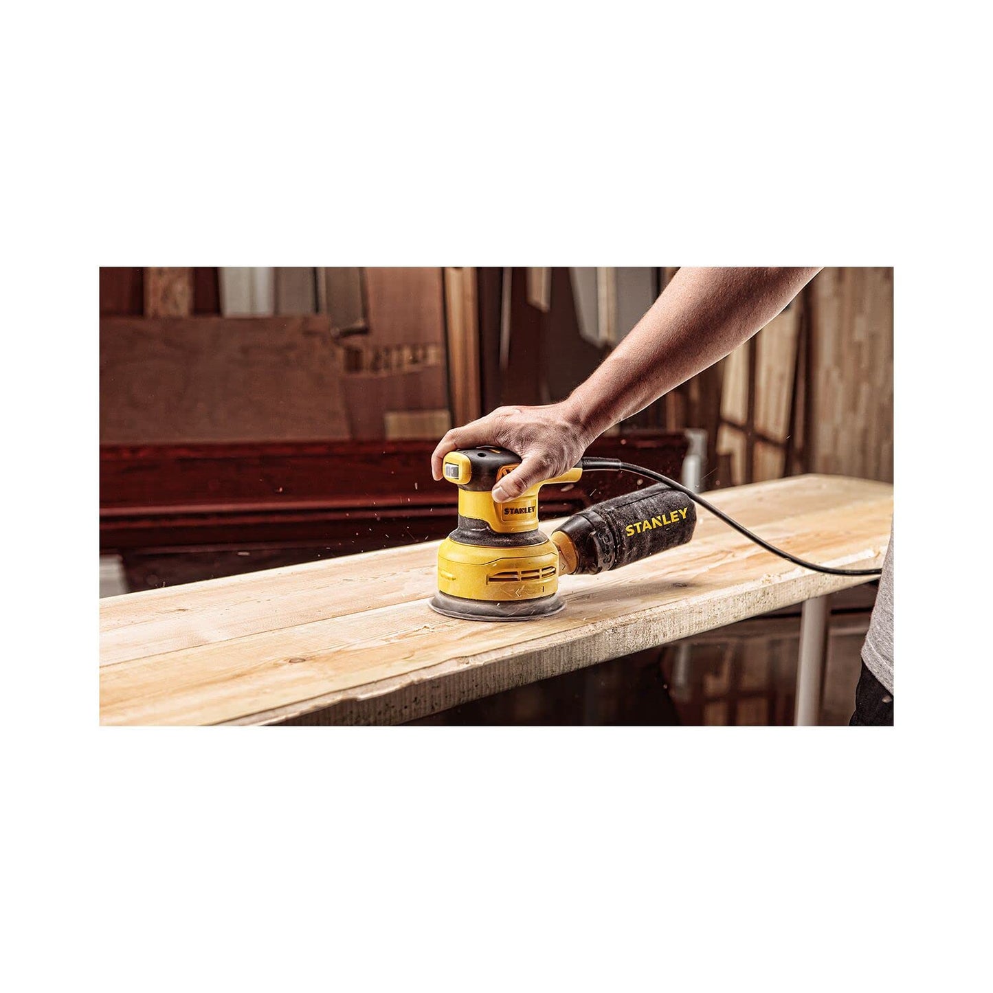 Lijadora Roto Orbital STANLEY 5 Pulgadas 300W SS30