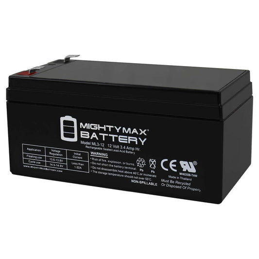 Batería SLA 3 AH Volt 12 Mighty Max Battery ML3 Producto