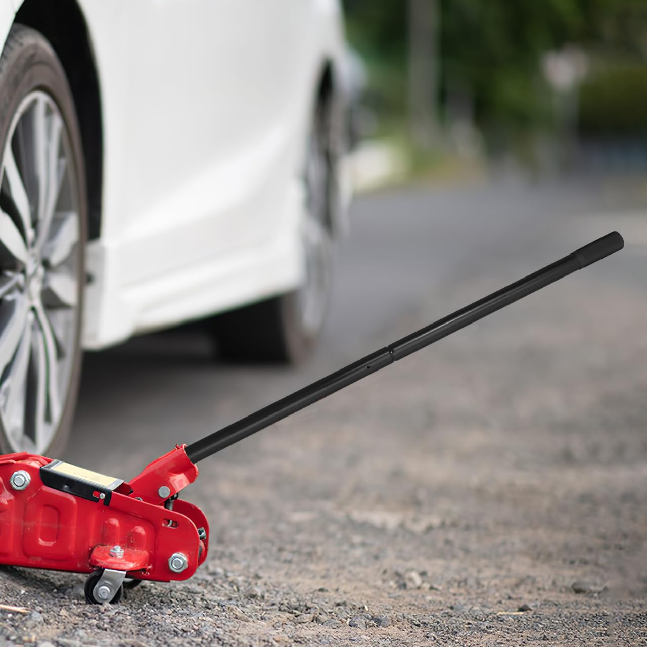 Baluue - Mango de repuesto para gato de coche, mango hidráulico horizontal de 3 toneladas, palanca de poste de gato superior para coche, accesorios de gato de automóvil, gato de remolque
