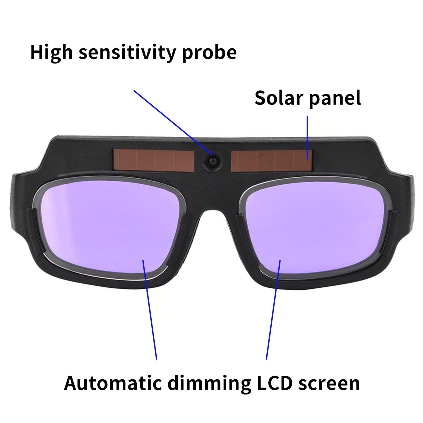 Gafas de Soldadura NINOMO Verde con Filtros de Auto-Oscurecimiento para Hombre
