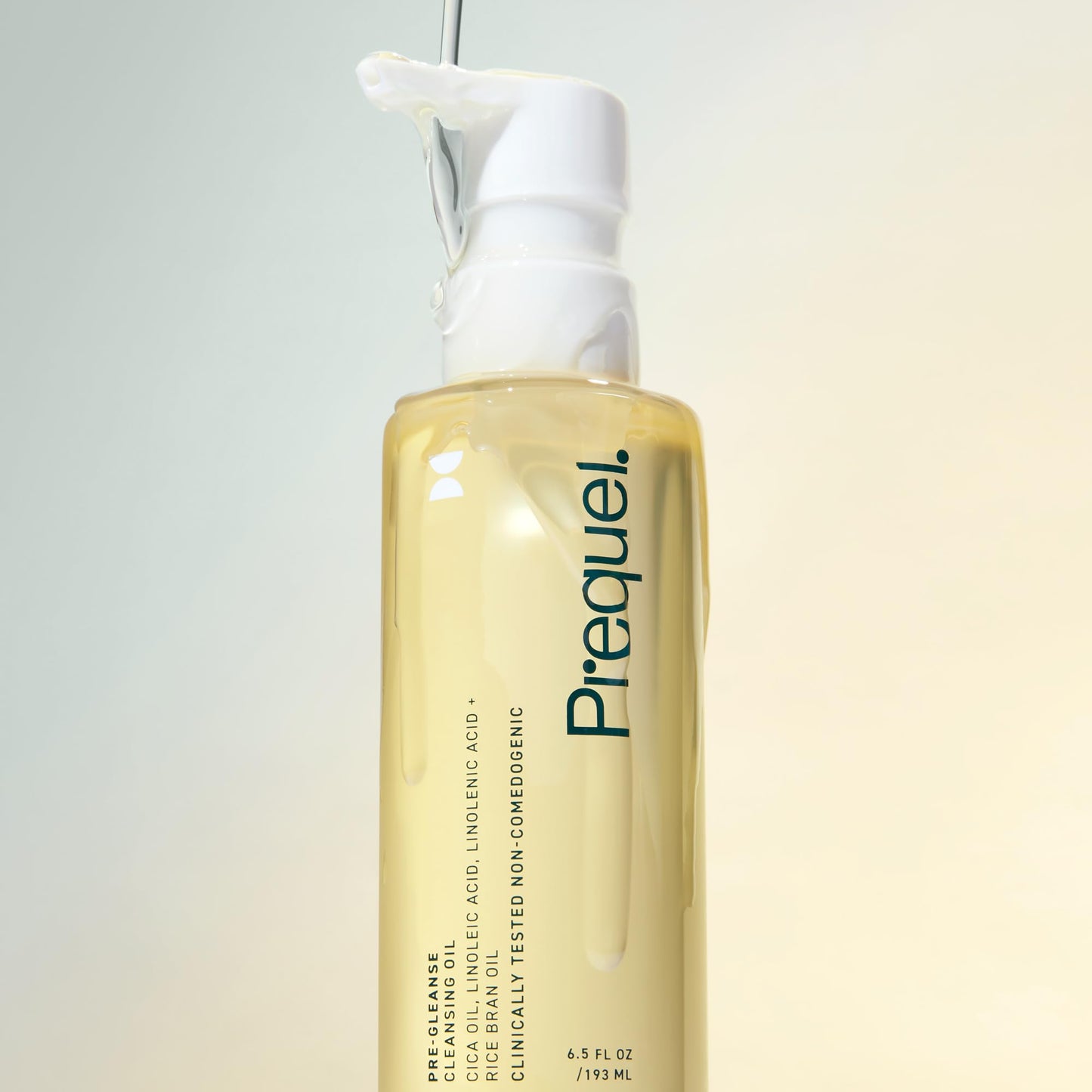 Prequel Aceite Limpiador Facial Pre-Exfoliante. Doble Limpieza Facial Con Aceite, Centella Asiática Y Más. Desmaquillante No Comedogénico. Fórmula Suave Sin Perfume Para Todo Tipo De Piel. 184 Ml(6.5