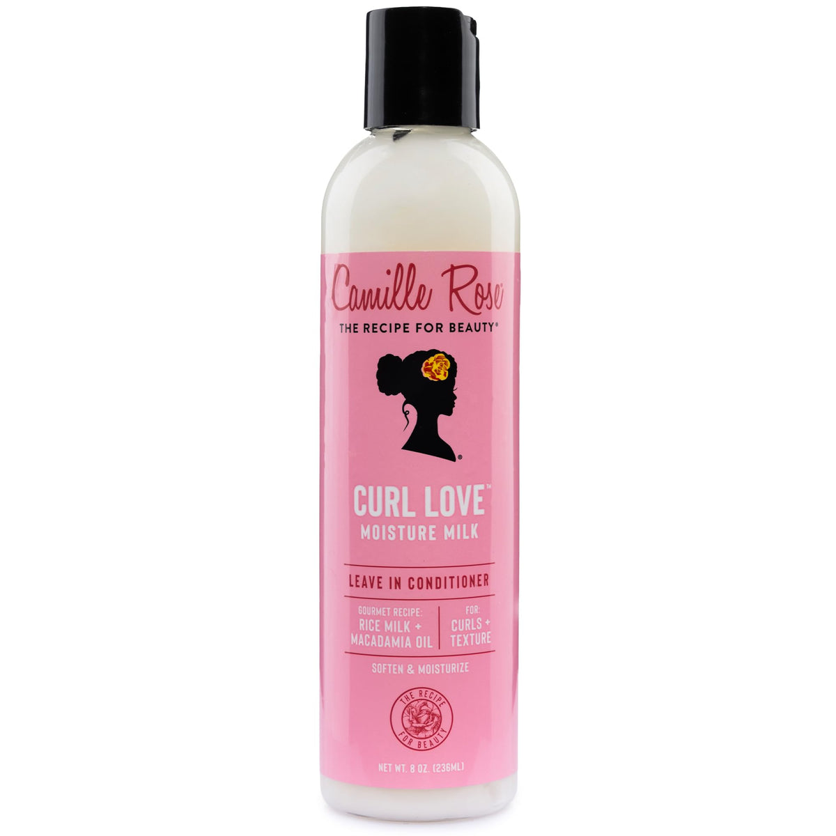 Camille Rose | Curl Love Moisture Milk | Leave-In Conditioner for Curly Hair - Hydrates, Reduces Frizz, Repairs Damaged Hair - Vanilla, 8 Fl Oz