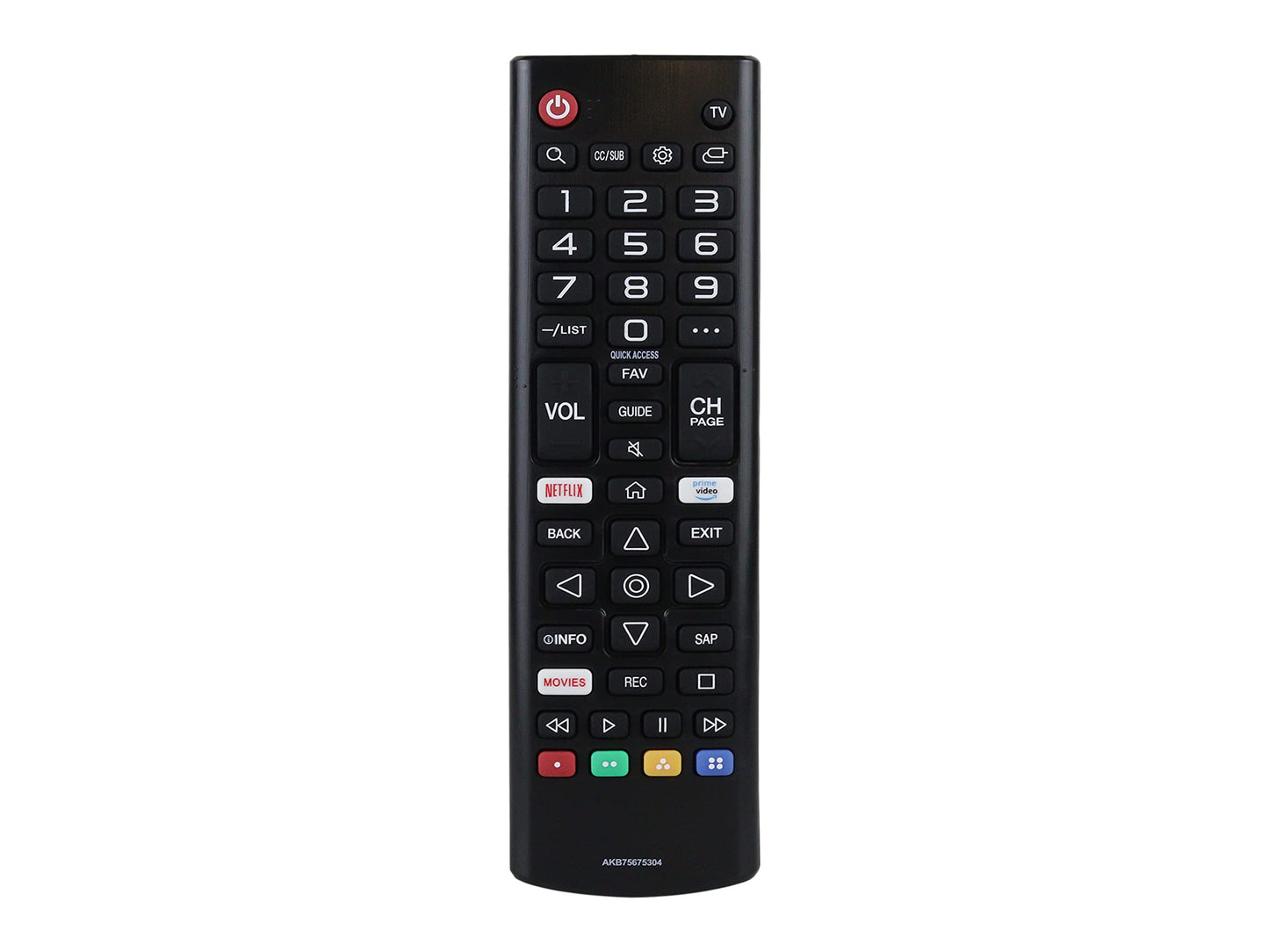 LIDERT Control Compatible con Akb76037603 Smart TV 2021 Disney Netflix Prime Video Movies 32LM637BPUB 43LM5770PUA 43LM6370PUB 43UP7500PSF 43UP7700PSB 50UP7000PUA 50UP7500PSF 50UP7700PSB