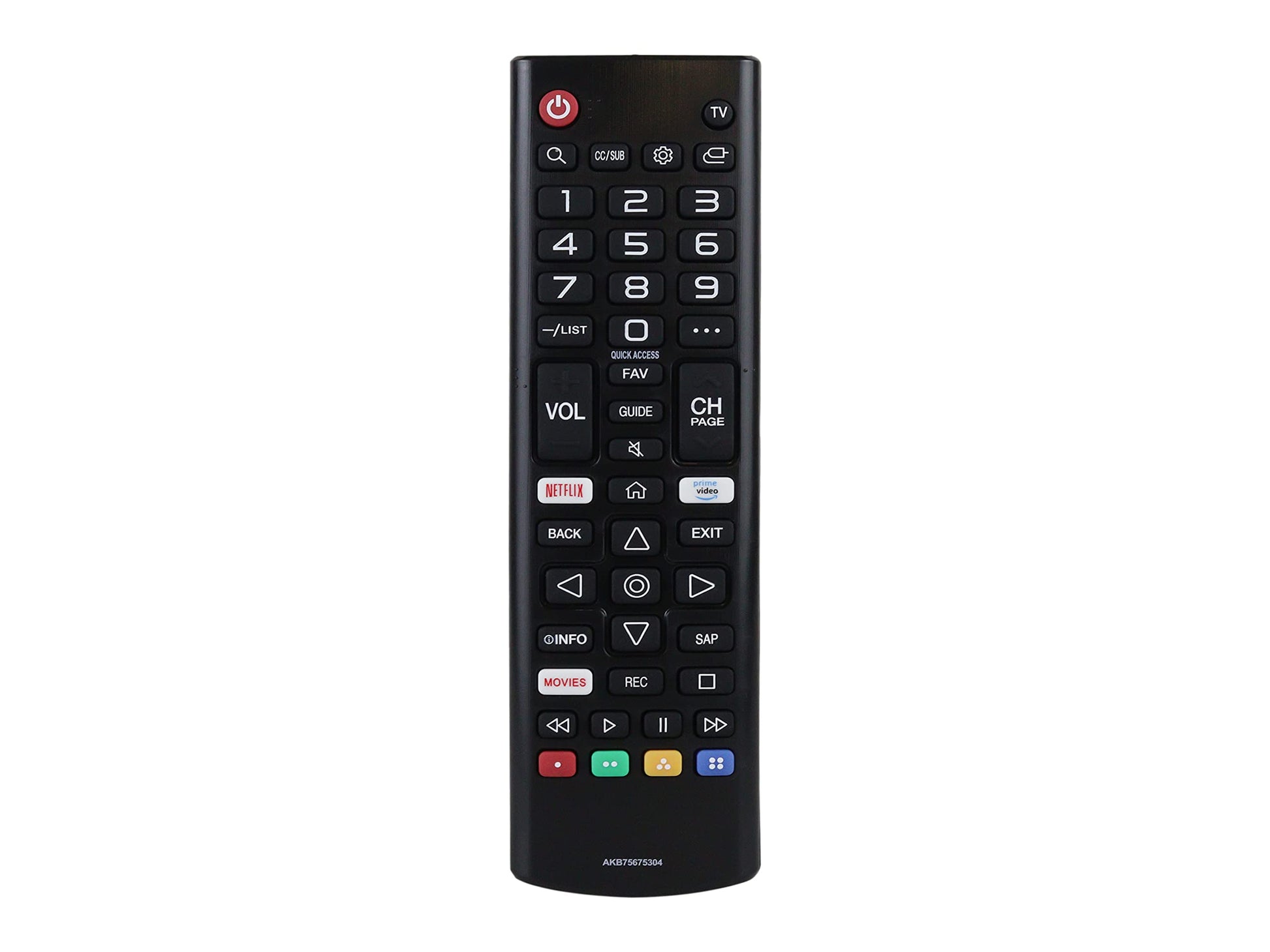 LIDERT Control Compatible con Akb76037603 Smart TV 2021 Disney Netflix Prime Video Movies 32LM637BPUB 43LM5770PUA 43LM6370PUB 43UP7500PSF 43UP7700PSB 50UP7000PUA 50UP7500PSF 50UP7700PSB
