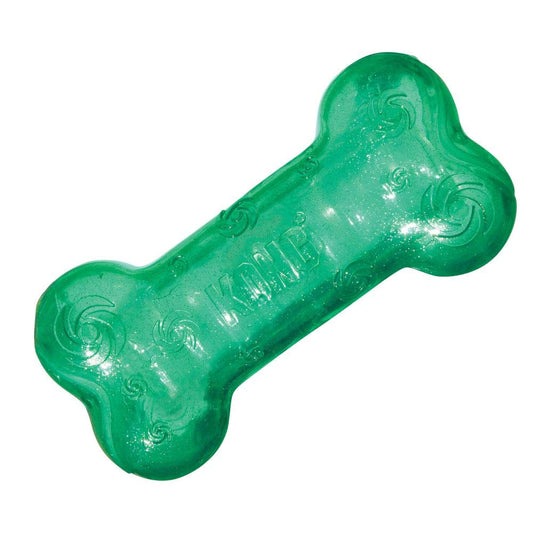 Kong Squeezz Crackle Bone, Multicolor, Mediano