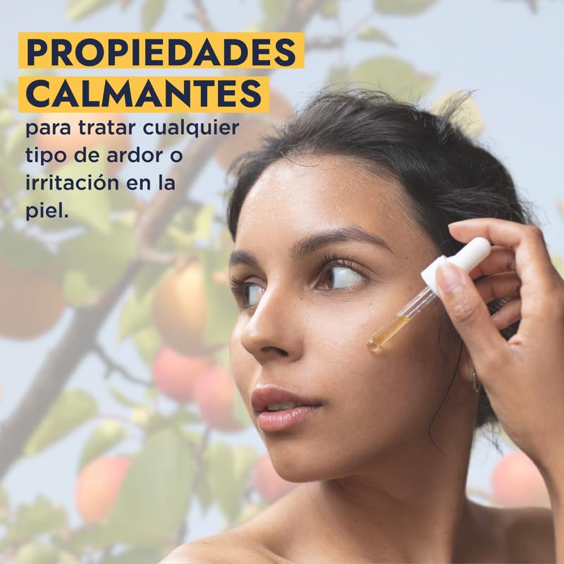 Hebbe Aceite de Chabacano 100% Puro 500 ml | Prensado en Frío | Hidratante Facial y Corporal | Antioxidante | para Piel y Cabello