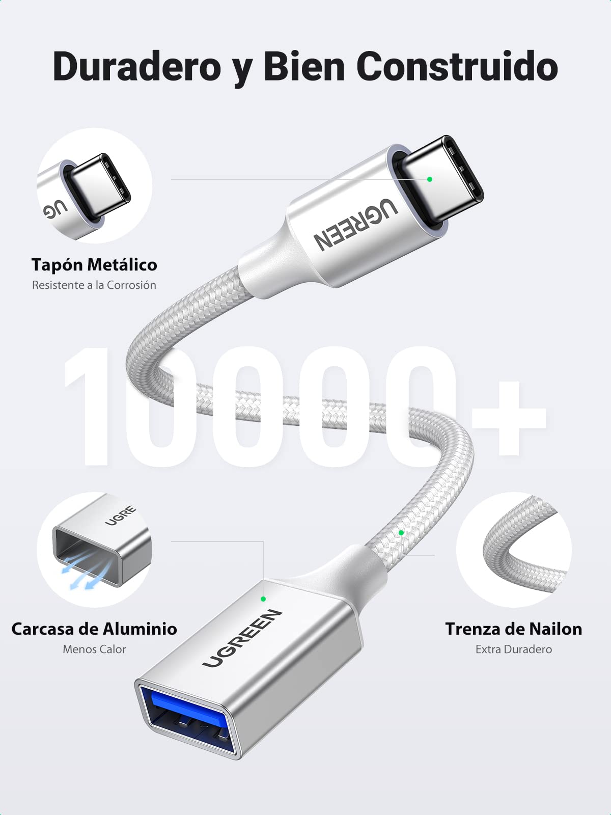 Adaptador USB C UGREEN de USB 3.0