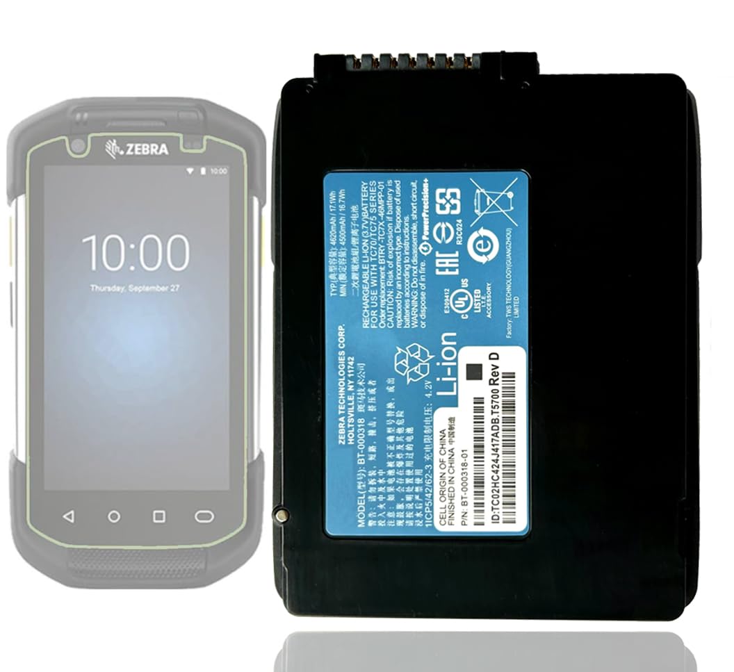 Batería de Repuesto CQCQ TC77 para Escáner de Código Zebra Motorola