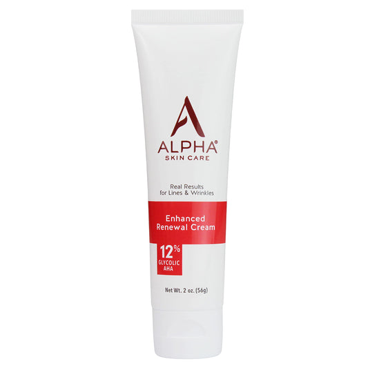 Crema Exfoliante Alfa para Líneas y Arrugas, 12% AHA Glicólico, Efectos Reales | Sin Fragancia ni Parabenos | 60 ml