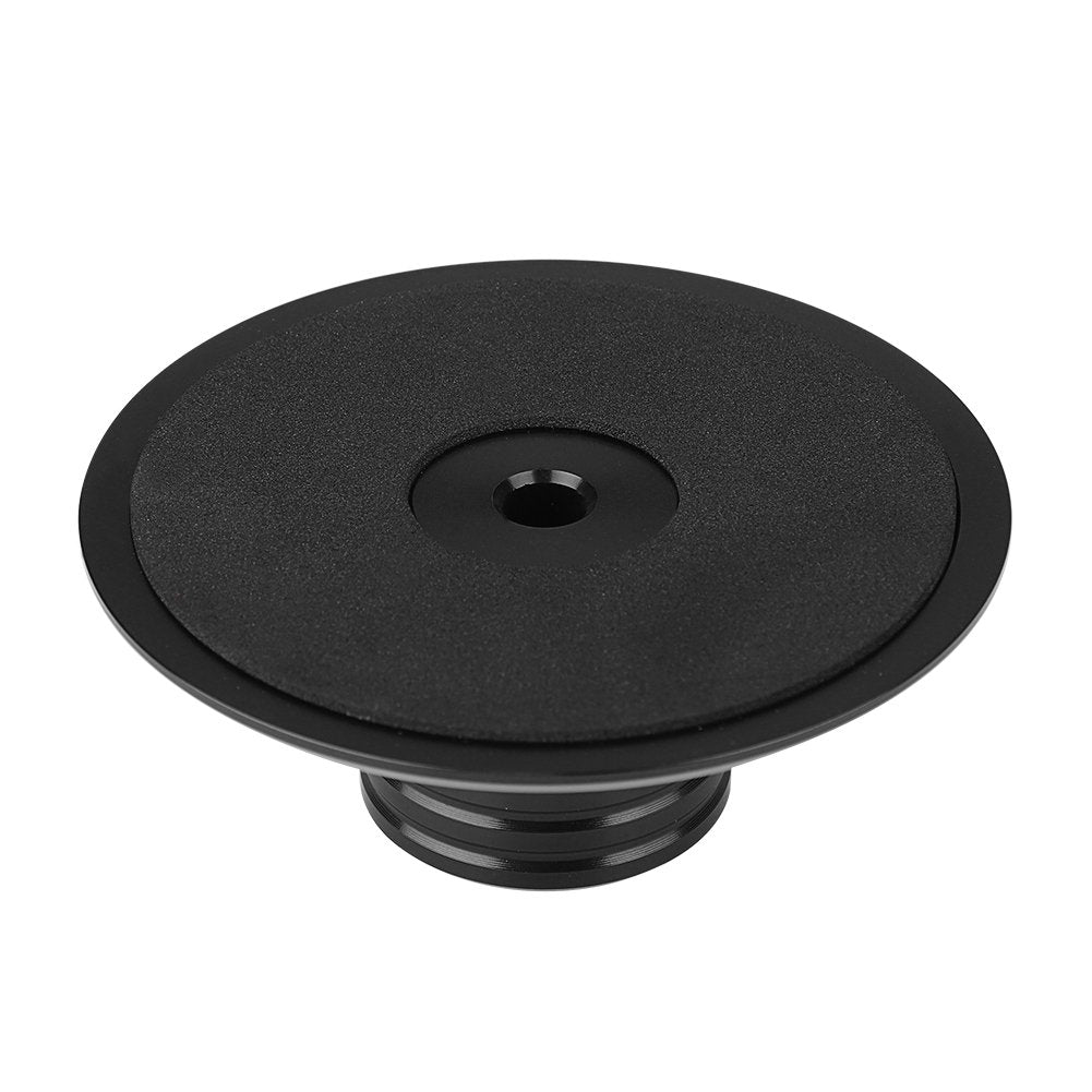 Fosa Estabilizador de Peso de Registro, Grabar Peso Abrazadera de Vinilo LP Placas de Metal Estabilizador de Disco de Metal Tocadiscos para el Reproductor de Discos, Reproductor de CD, chasis(Black)