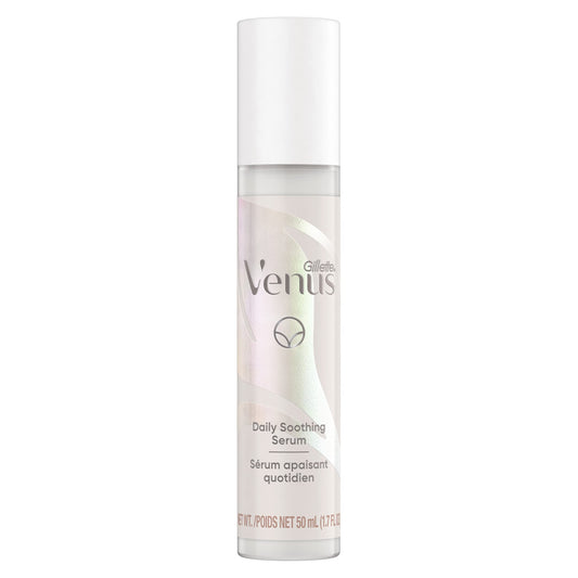 Venus Gillette Venus Intimate Grooming Daily Soothing Serum Reduce Ingrown Hair for Pubic Hair and Skin, Bikini Post Shave Serum