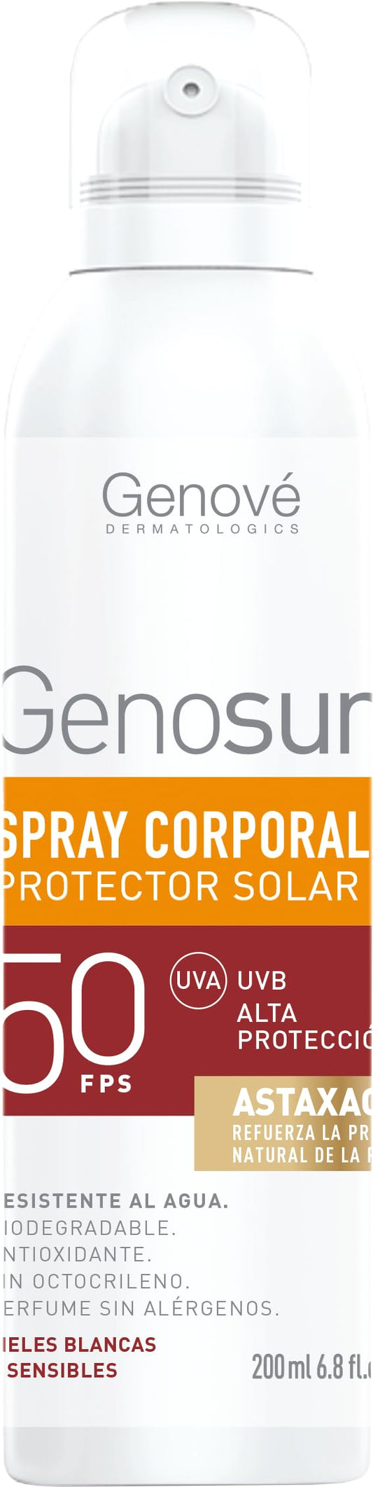 GENOSUN PROTECTOR SOLAR SPRAY FPS 50/200 ml