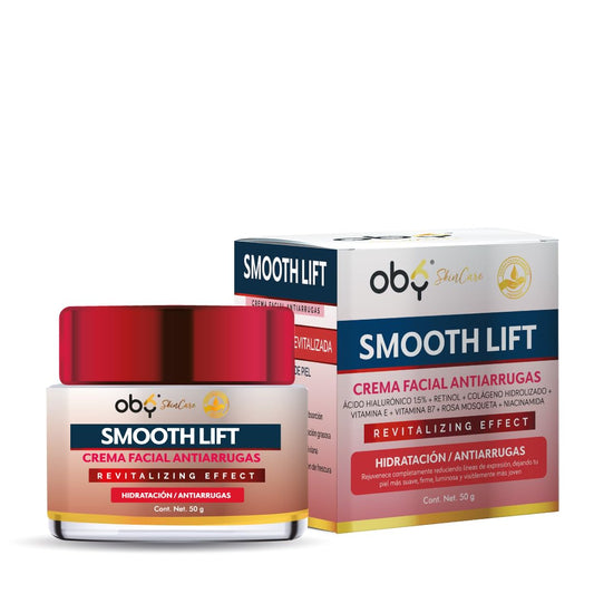 Oby Crema Hidratante Facial Antiedad Acido Hialuronico, Retinol, Niacinamida, Rosa Mosqueta | Oby Skin Care