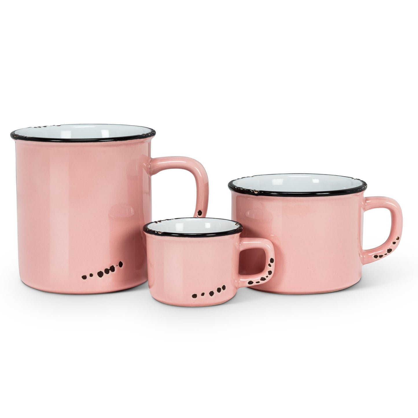 Abbott Collection 27 ESP Espresso-Pnk-2"H(3oz), rosa