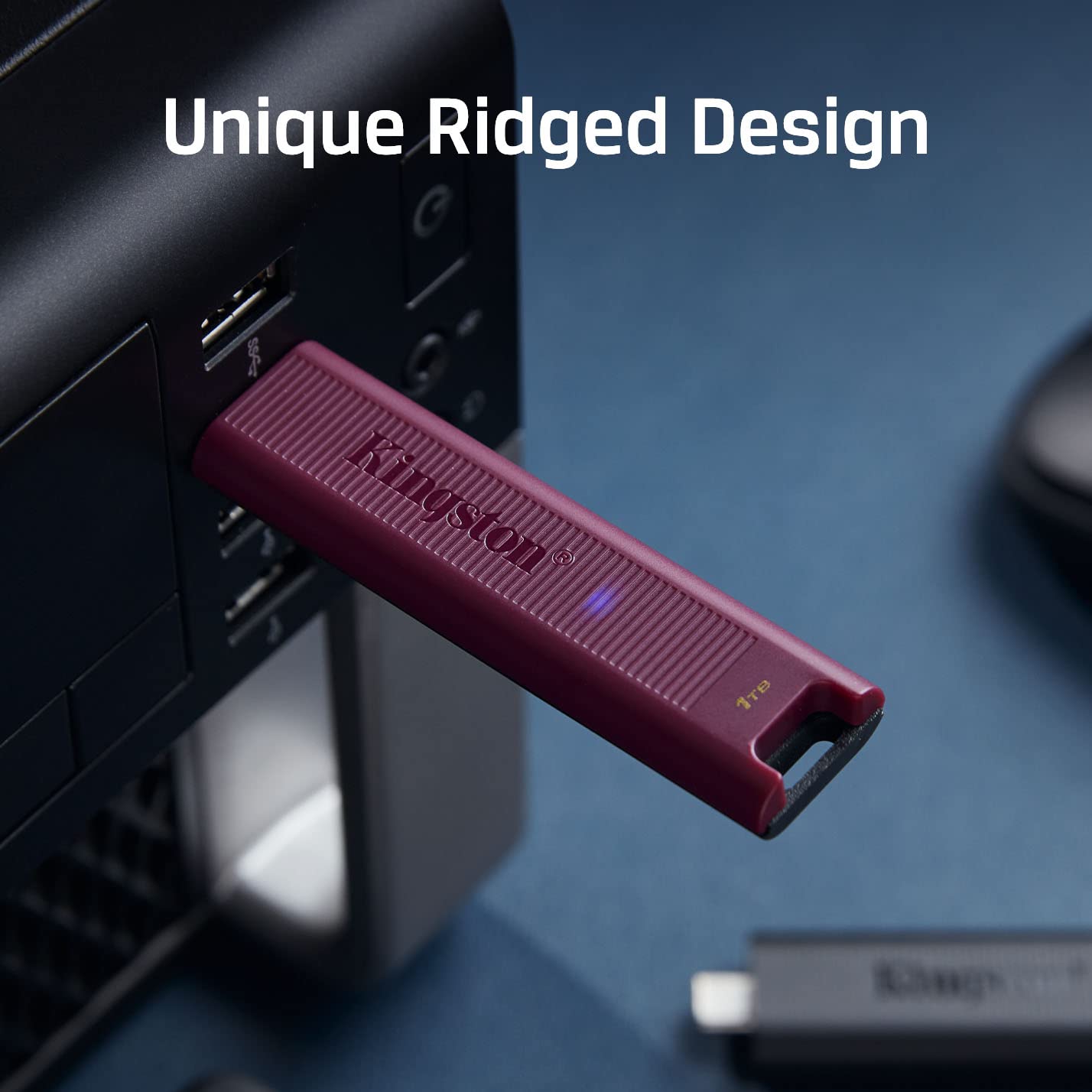 Kingston USB DataTraveler MAX, Capacidad: 256GB, USB-A 3.2 Gen 2, Lectura: 1000MB/seg, Escritura: 900MB/seg, Numero de Parte: DTMAXA/256GB