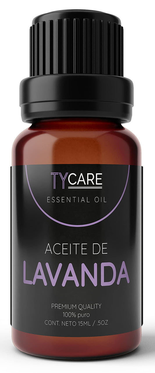 Aceite Esencial de Lavanda TY CARE Dulce y Herbáceo Premium 100% Puro 15 ML