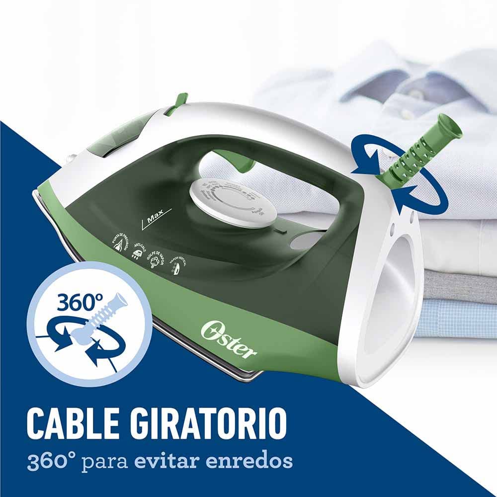 Plancha de Vapor Oster Verde con Suela Antiadhesiva Unitalla