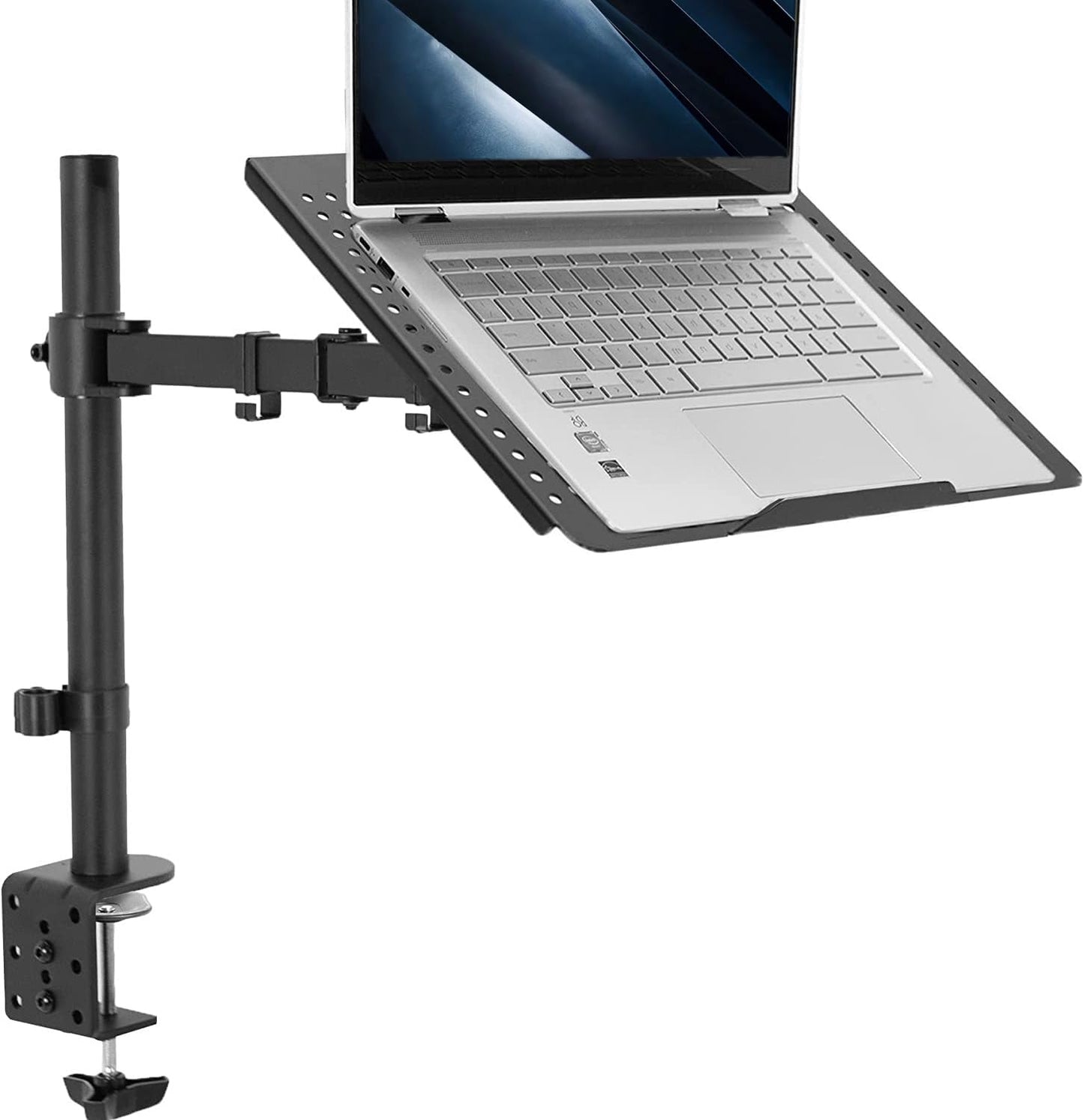 Soporte de Computadora VIVO Negro con Extensión Totalmente Ajustable para Laptop hasta 17 Pulgadas