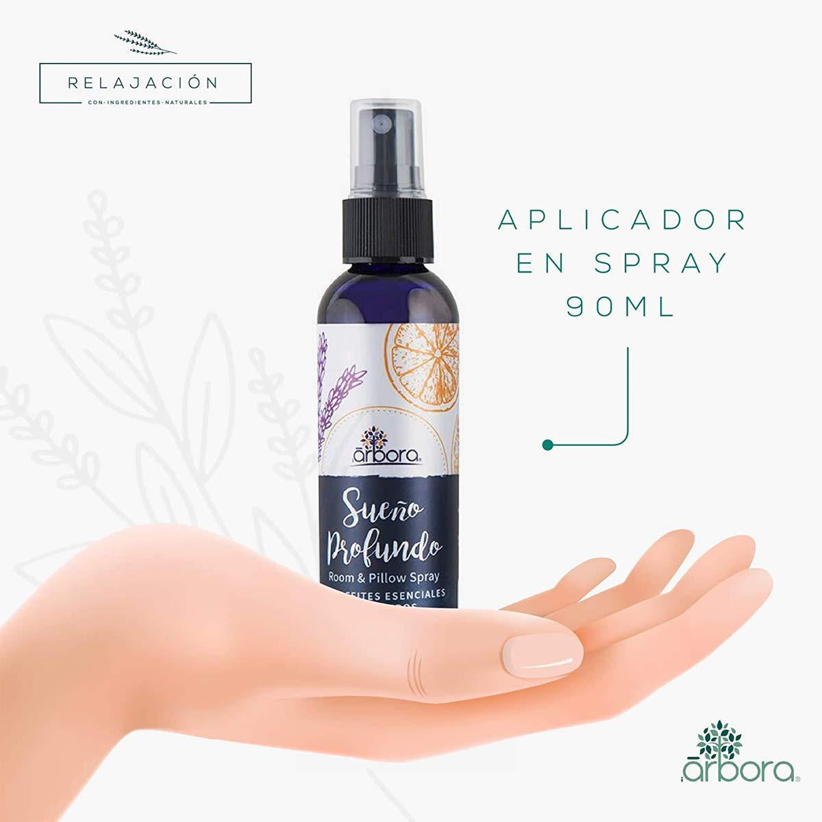 Sprays Aromaterapia Árbora Sueño Profundo Lavanda 90 ml