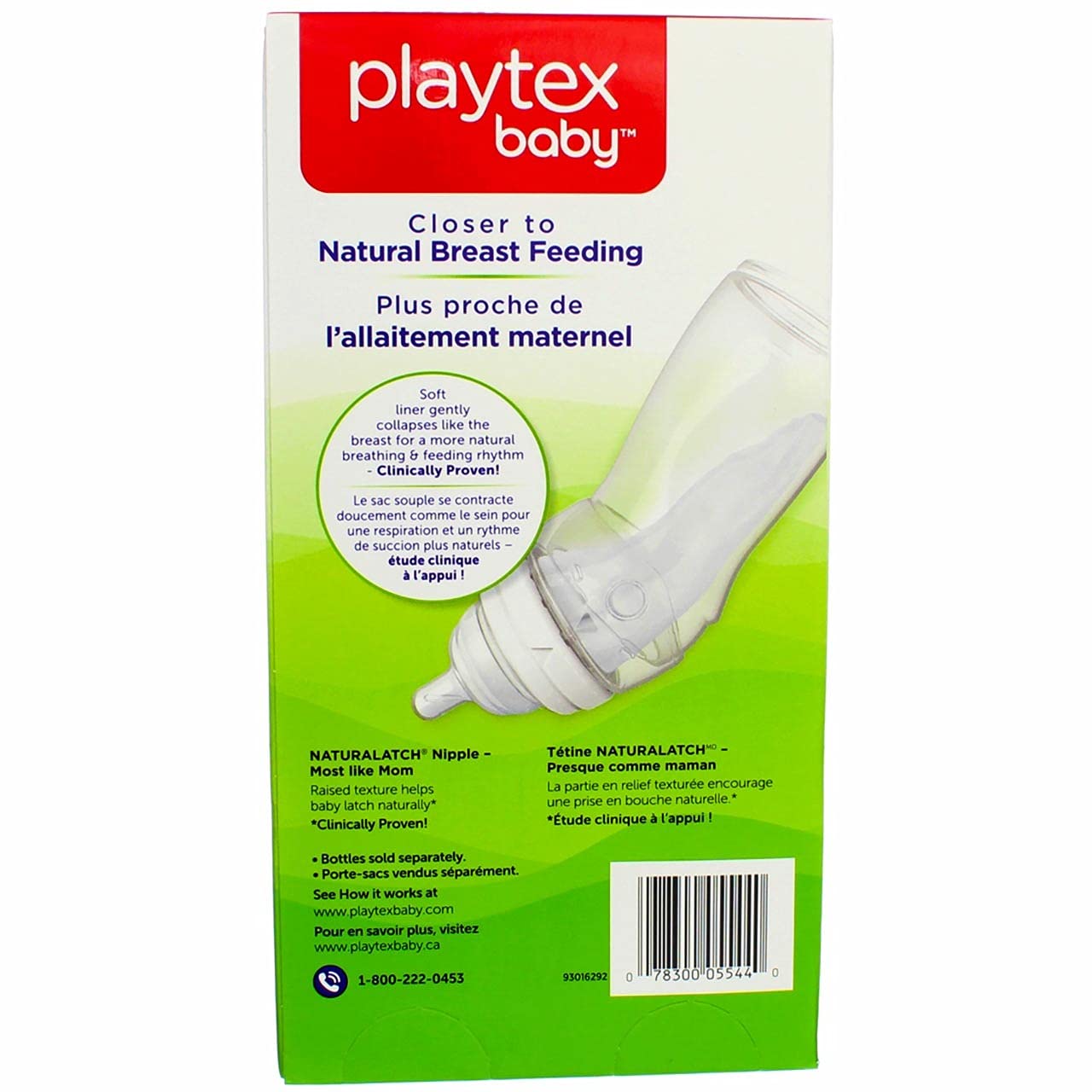 Liners Descartables Preesterilizados Playtex 8-10 oz 100 Unidades