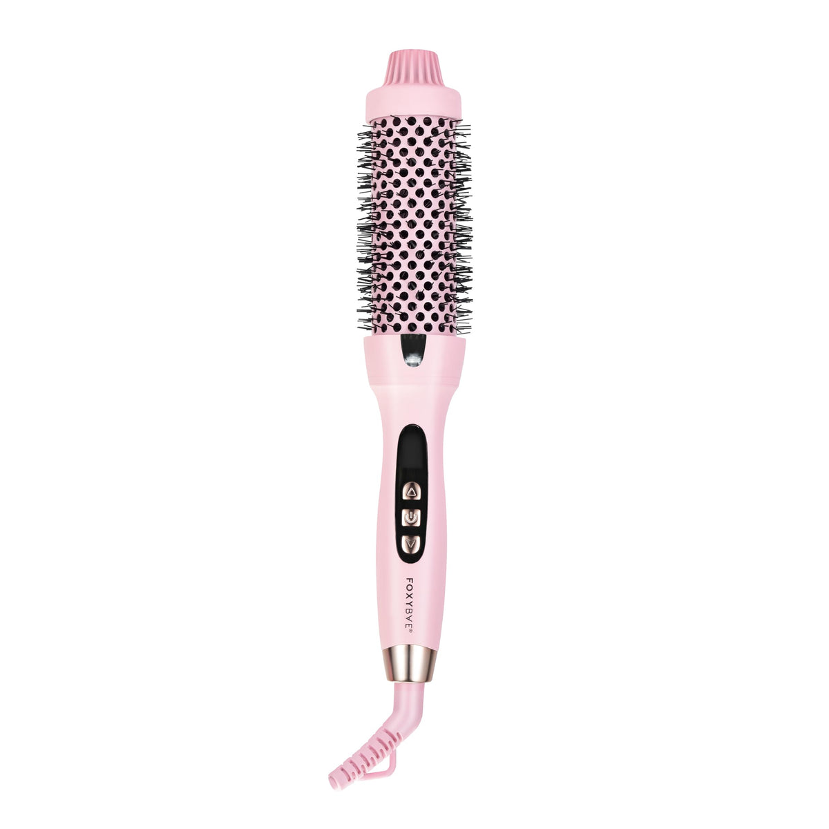 Cepillo Redondo Caliente FoxyBae Rubor de Cerámica 3,8 Cm Multiestilizador para Rizar y Alisar