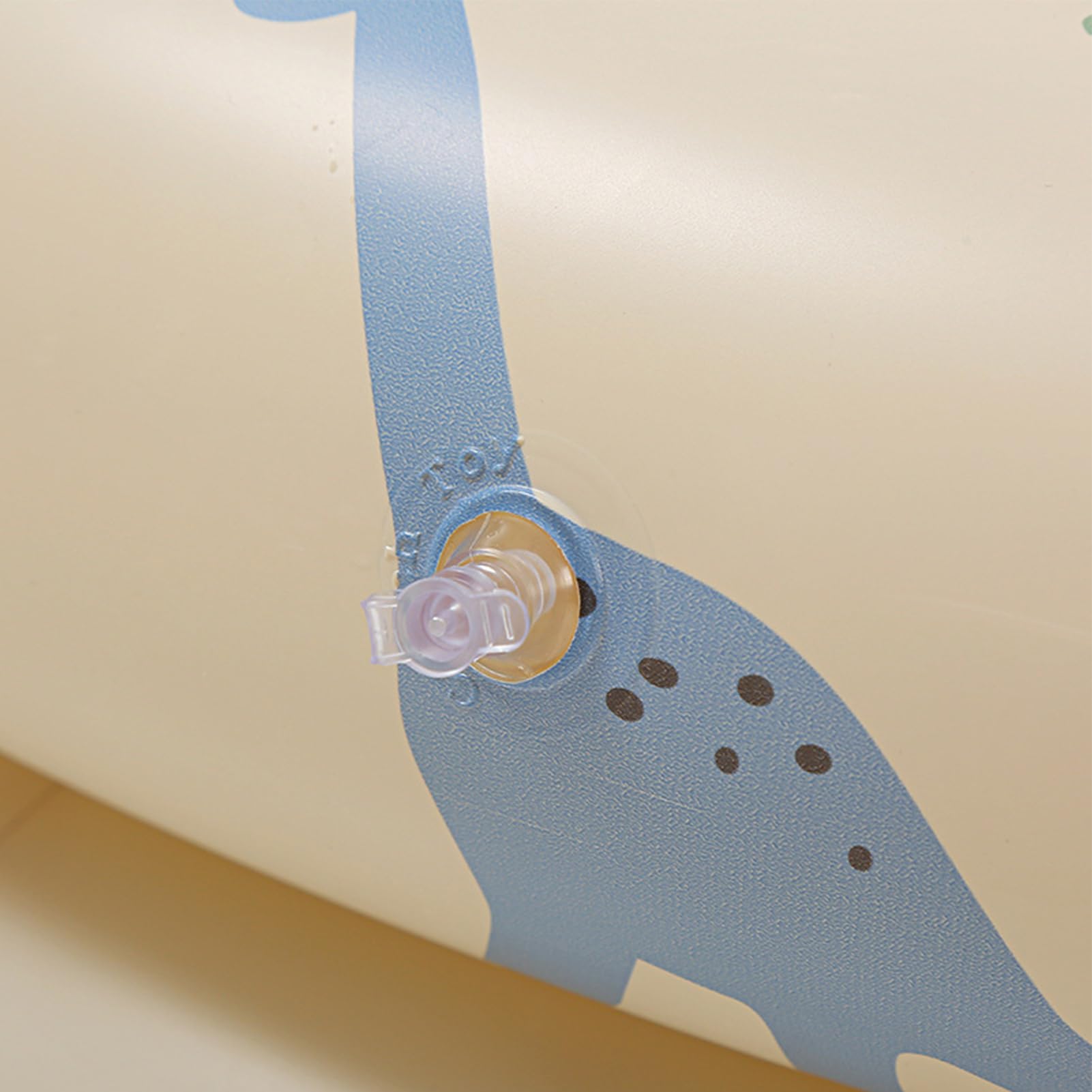 Piscina Inflable Familiar Retro Beige con Diseño Engrosado que Ahorra Espacio para Interiores y Exteriores