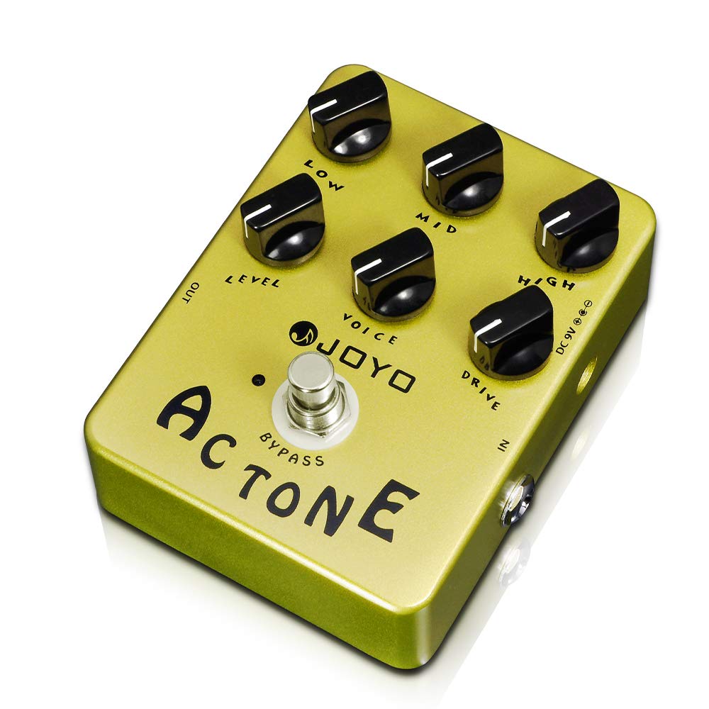Efecto de pedal de tono de CA JOYO JF-13, pedal de amplificador analógico Vox AC30, sonido de rock británico clásico
