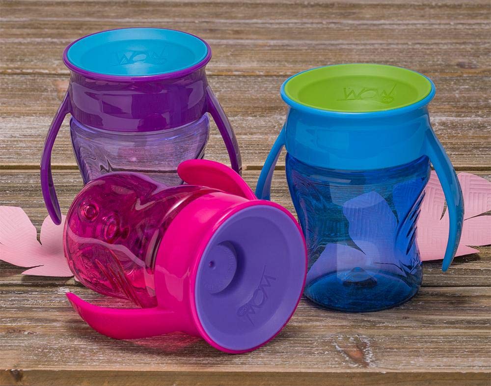 Wow Cup for Baby 360 - Taza para bebé (207 ml), color rosa