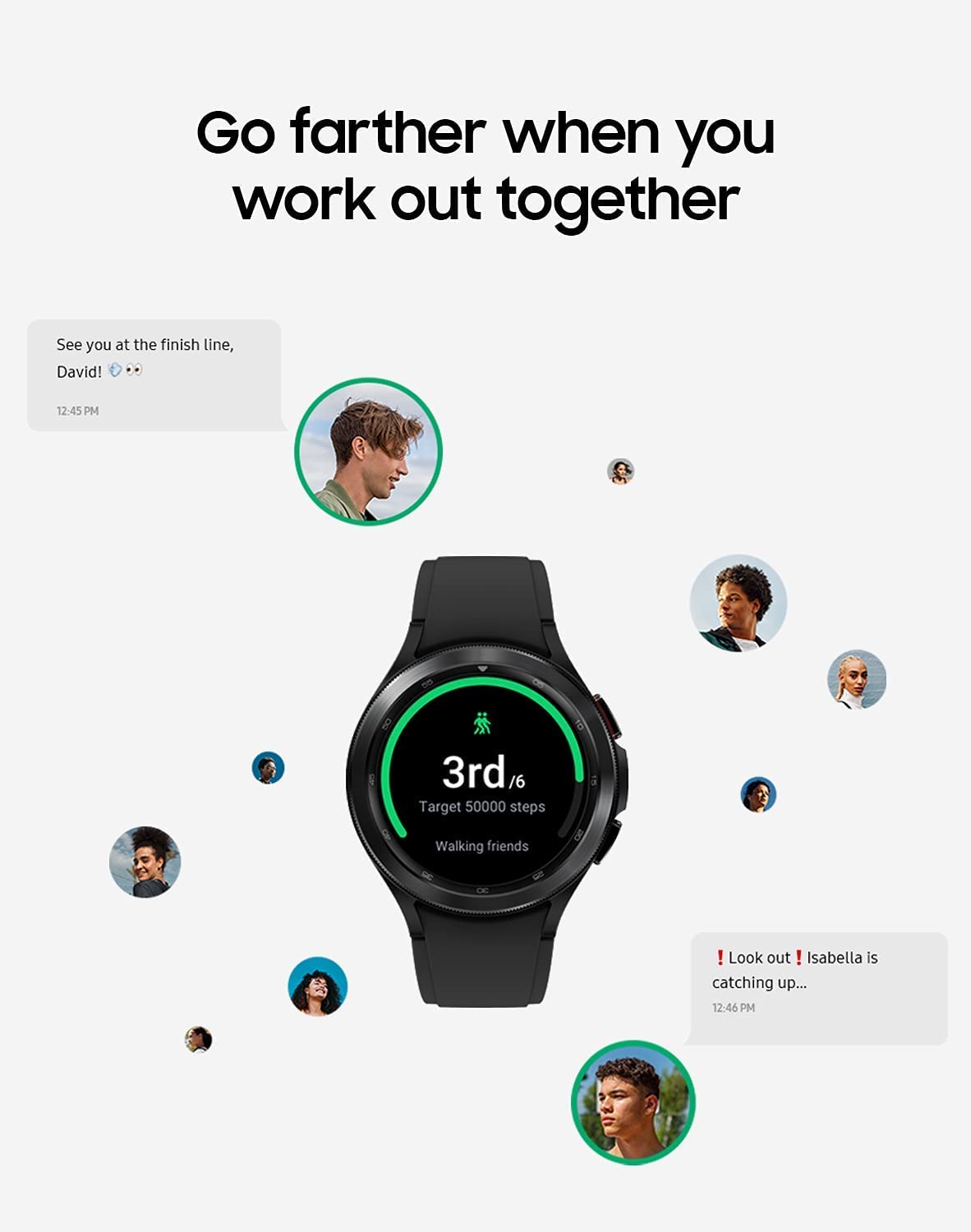 Reloj Inteligente Samsung Galaxy Watch4 Classic Plata Reacondicionado