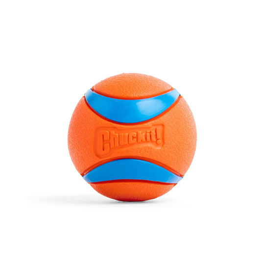 Chuckit! - jueguete mascota Ultra Ball, anaranjado, mediana, 2.5 pulgadas, paquete de 1