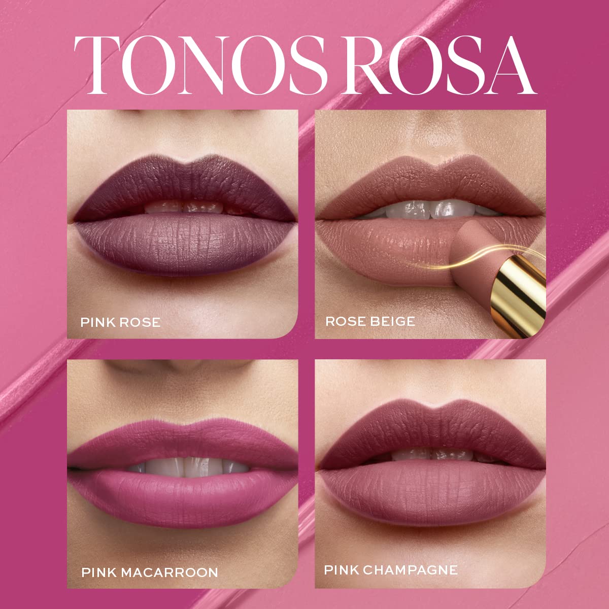 L'BEL - Infini Lápiz Labial Hidratante de Larga Duración con Ácido Hialurónico - Tono Cinnamon Glow