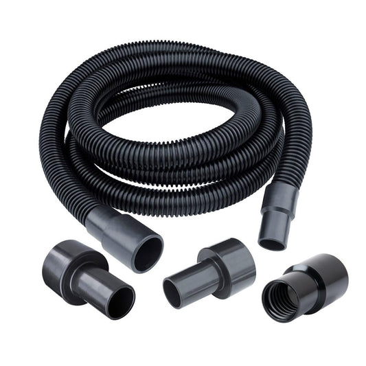 Kit de Manguera de Recogida de Polvo POWERTEC 70347 de 10 Pies con Accesorios para Herramientas de Carpintería y Aspiradoras en el Hogar