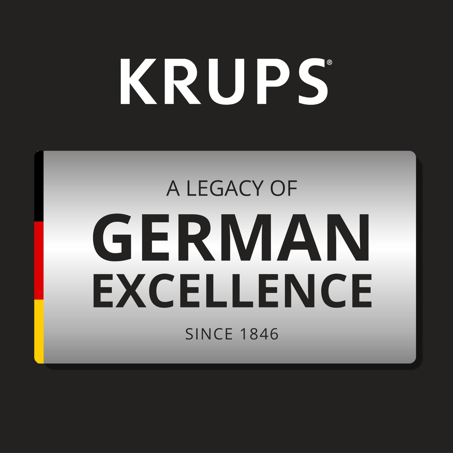 KRUPS Cafetera Simply Brew para 10 tazas de café con filtro permanente lavable con sistema antigoteo, función para mantener caliente el café. Incluye cuchara dosificadora KM205D50
