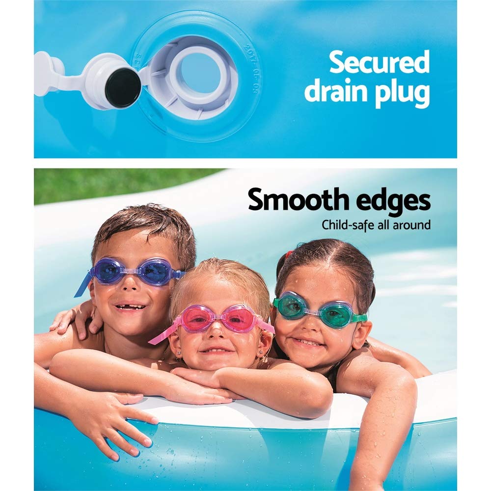 Bestway 103 x 62 x 18-Inch The Big Lagoon Family Pool by Bestway