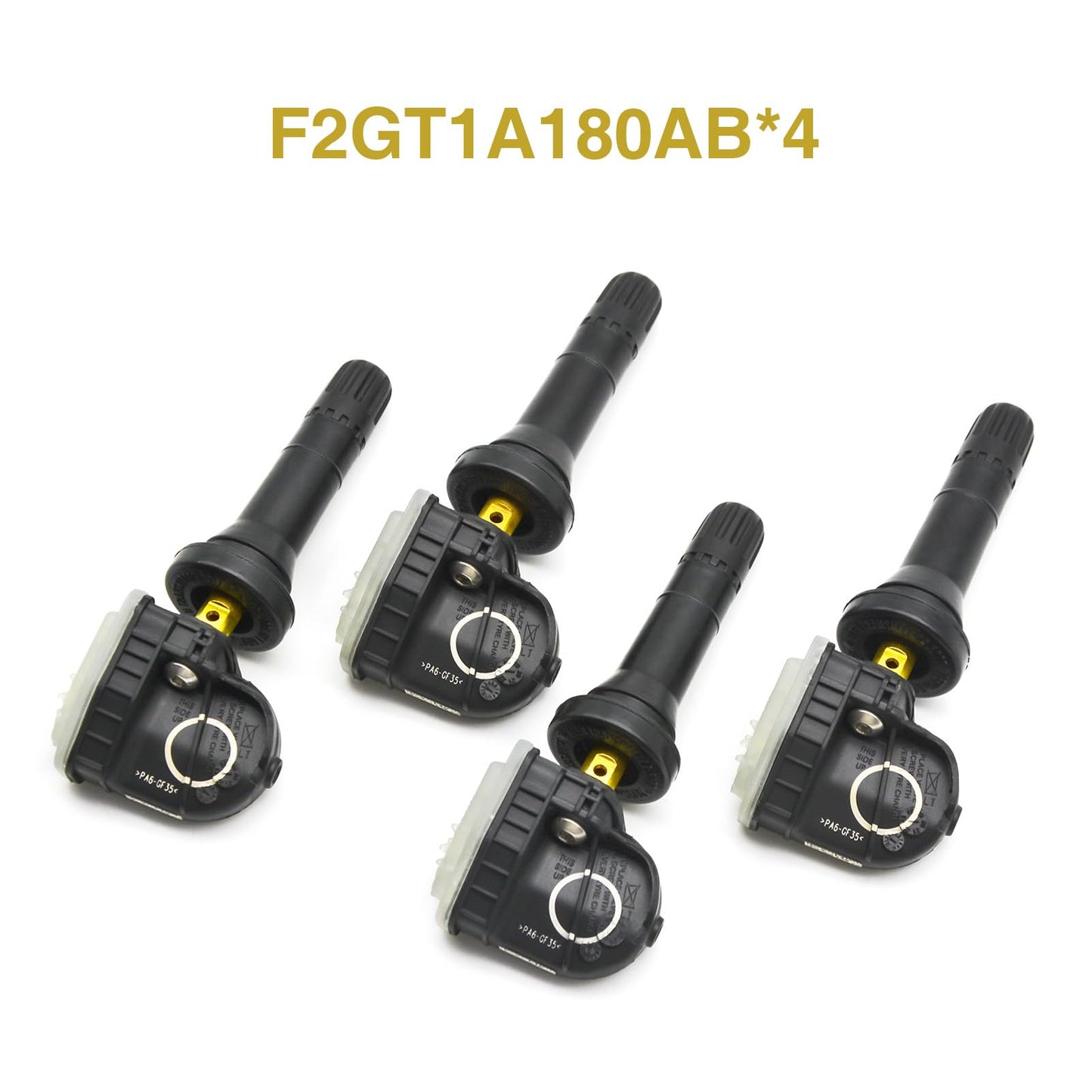 Paquete de 4 Sensores de Presión de Neumáticos IZYSS Programados en 315MHz para Ford y Lincoln