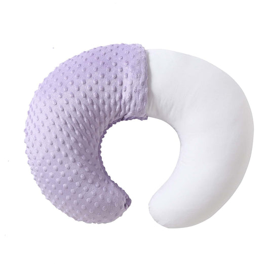 Almohada y Posicionador QUENESS Blanco Ultra Suave para Lactancia y Soporte de Bebé