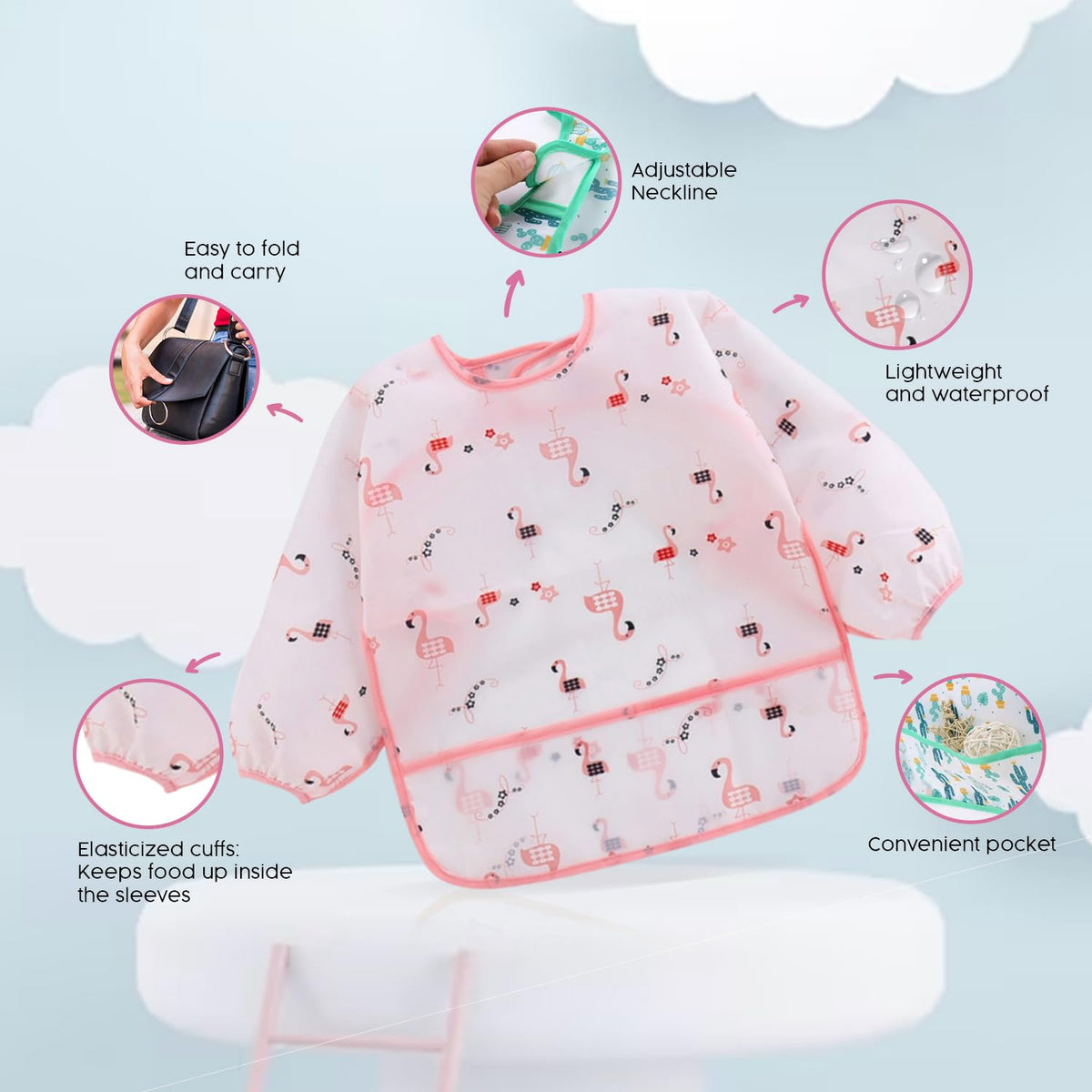 Smart Mommy 2025 - Juego de alimentación de bebé de silicona sin BPA, juego completo de platos y utensilios para bebé: platos, ventosa, utensilios, babero con grabador de alimentos y babero de viaje,