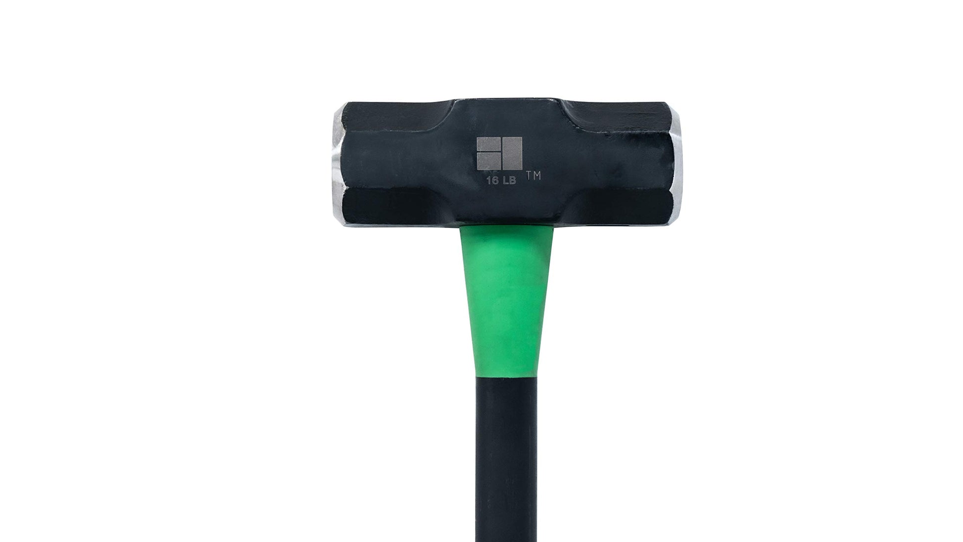 Hooyman - Martillo de Trineo de 16 Libras con construcción Resistente, Asas ergonómicas Antideslizantes en H, núcleos de Fibra de Vidrio sólida y Cabezales sellados epoxi para construcción,