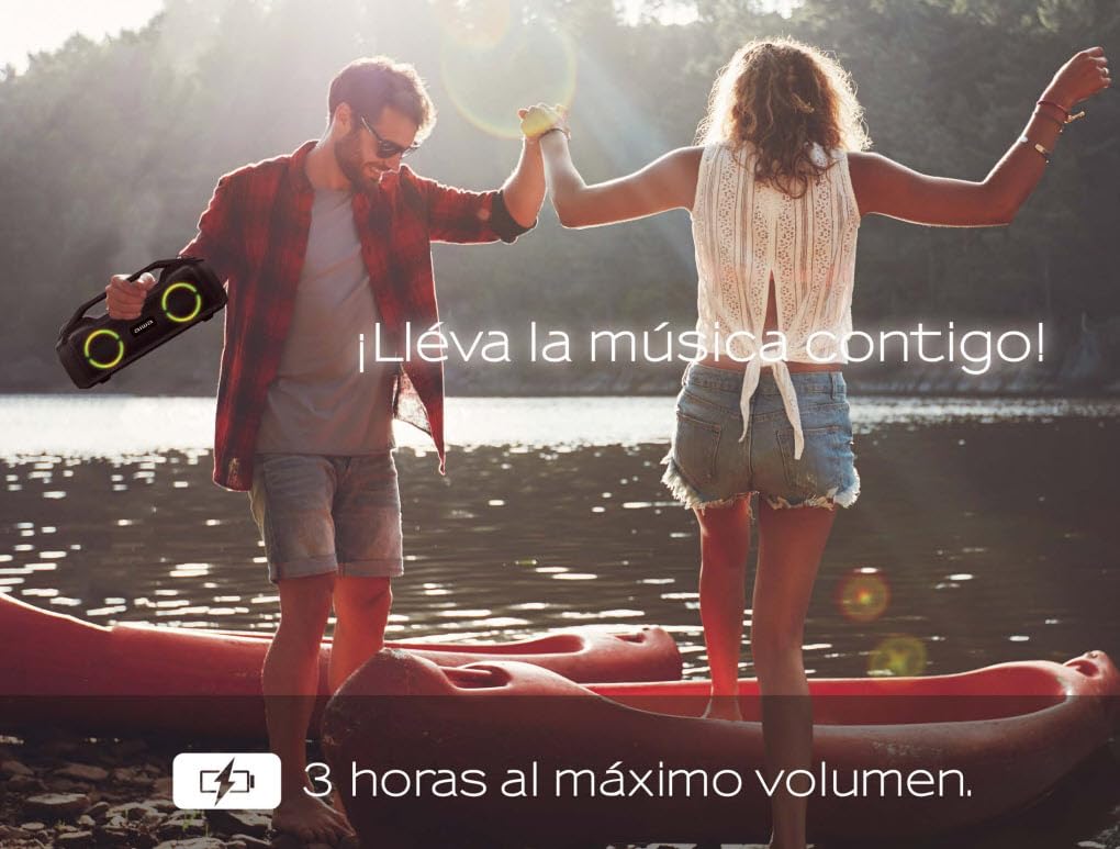 Aiwa Bocina Aws700bt Portátil Bluetooth TWS Impermeable