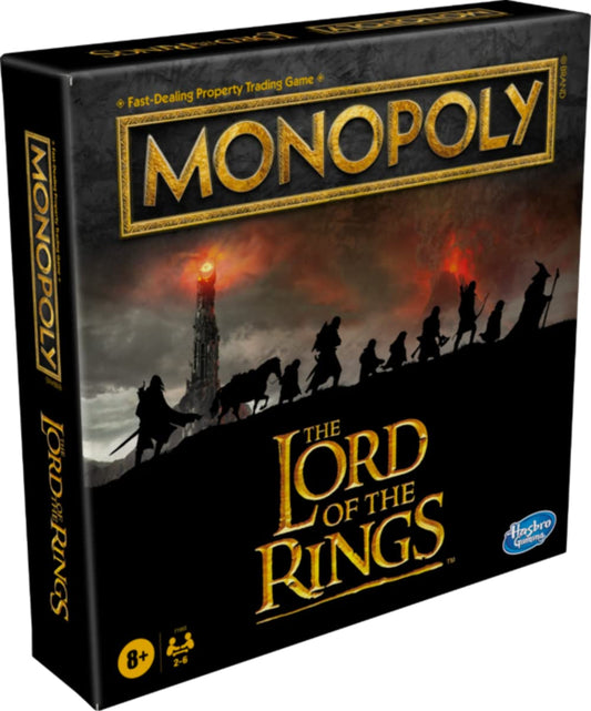 Hasbro Gaming - Juego Monopolio: Juego de mesa The Lord of The Rings Edition inspirado en la trilogía de la película, juega como miembro de la comunidad, para niños de 8 años en adelante (exclusivo de Amazon)