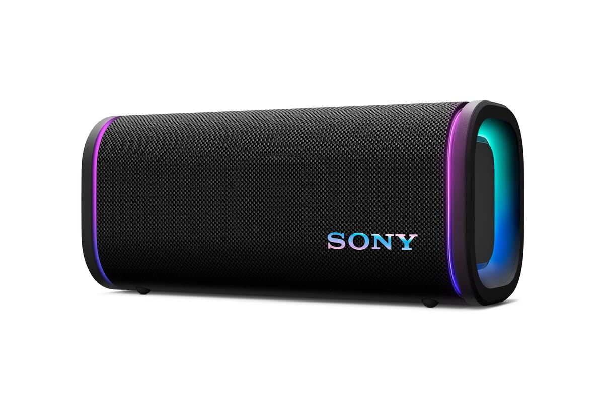 Sony Bocina portátil inalámbrica ULT Field 5 con Graves Profundos y potentes, Negro